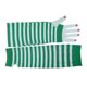 thumbnail image 5 of EeaseMX 1 par de guantes largos de fiesta a rayas blancas y verdes para el Día de San Patricio (verde y blanco), 5 of 8