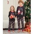 thumbnail image 3 of Pijamas familiares a juego de Navidad 2025, pijamas con estampado de Papá Noel, conjunto de ropa a juego para adultos y niños, mono de bebé + ropa para perros, 3 of 5