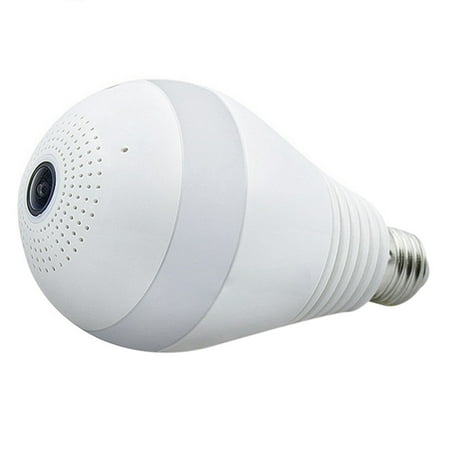 

Wireless Bulbs Camera 360 Degree Panoramic Smart Security Camera For Home Baby Care Motion Detection 200W (dual Light Source) 64G Memory Card