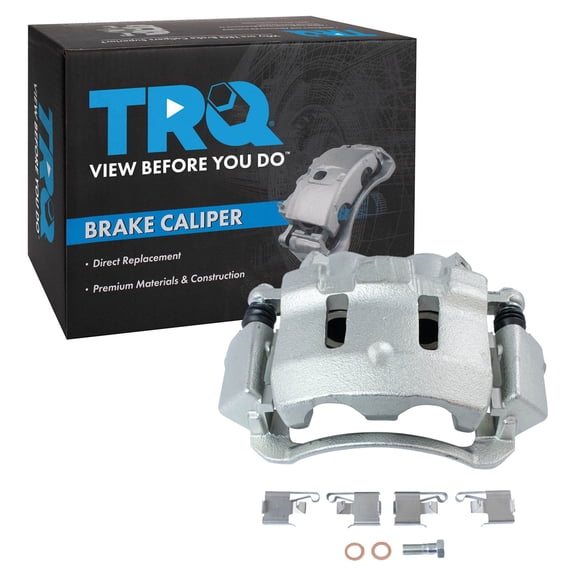 TRQ Front Right Brake Caliper w/Bracket Passenger Side Fits 2000-2005 Ford Excursion 1999-2004 F-250 Super Duty F-350 Super Duty