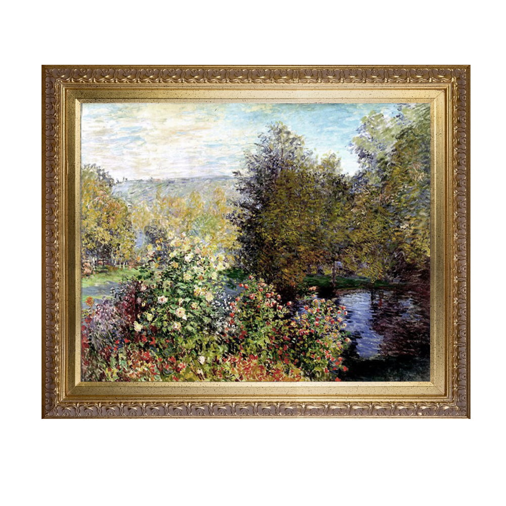 Canvas Print Abstract Monet Painting Repro Pictures Home Decor Wall Art Framed 