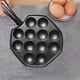 thumbnail image 1 of Plato antiadherente para parrilla Takoyaki con 12 agujeros, molde para cocinar en casa, bandeja para hornear, utensilios de cocina, 1 of 9