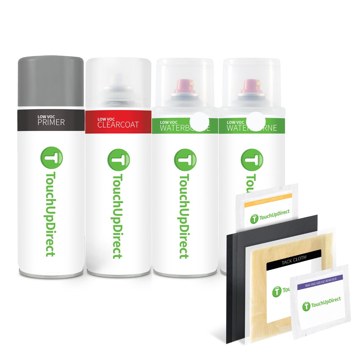 TouchUpDirect G1W/WA140X Crystal White Tricoat Compatible With Cadillac Exact Match Touch Up