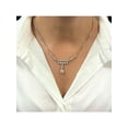 thumbnail image 7 of Rachel Koen Pear Round and Carre Shape Diamond Necklace 18K White Gold 2.25Cttw, 7 of 7