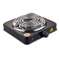thumbnail image 4 of Quemador de bobina eléctrico, perilla de temperatura ajustable para el hogar, viajes, exteriores, quemador en espiral Único1000W Negro, 4 of 9