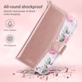 thumbnail image 5 of ULAK iPhone 11 Wallet Case for Women Girls, Flip Kickstand Cover with Card Holder Shockproof Phone Case for Apple iPhone 11 6.1 inch, Rose Gold, 5 of 10