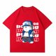 thumbnail image 1 of Camisetas de algodón con estampado de gato de dibujos animados para hombre, Tops de manga corta, camisetas informales de gran tamaño, camiseta Y2K con cuello redondo, Verano, 1 of 4