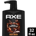 thumbnail image 5 of (4 pack) Axe Dark Temptation Body Wash For Men 12h Refreshing Scent Dark Chocolate Moisturizing Body Wash Pump with Plant Based Moisturizers, 32 fl oz, 5 of 13