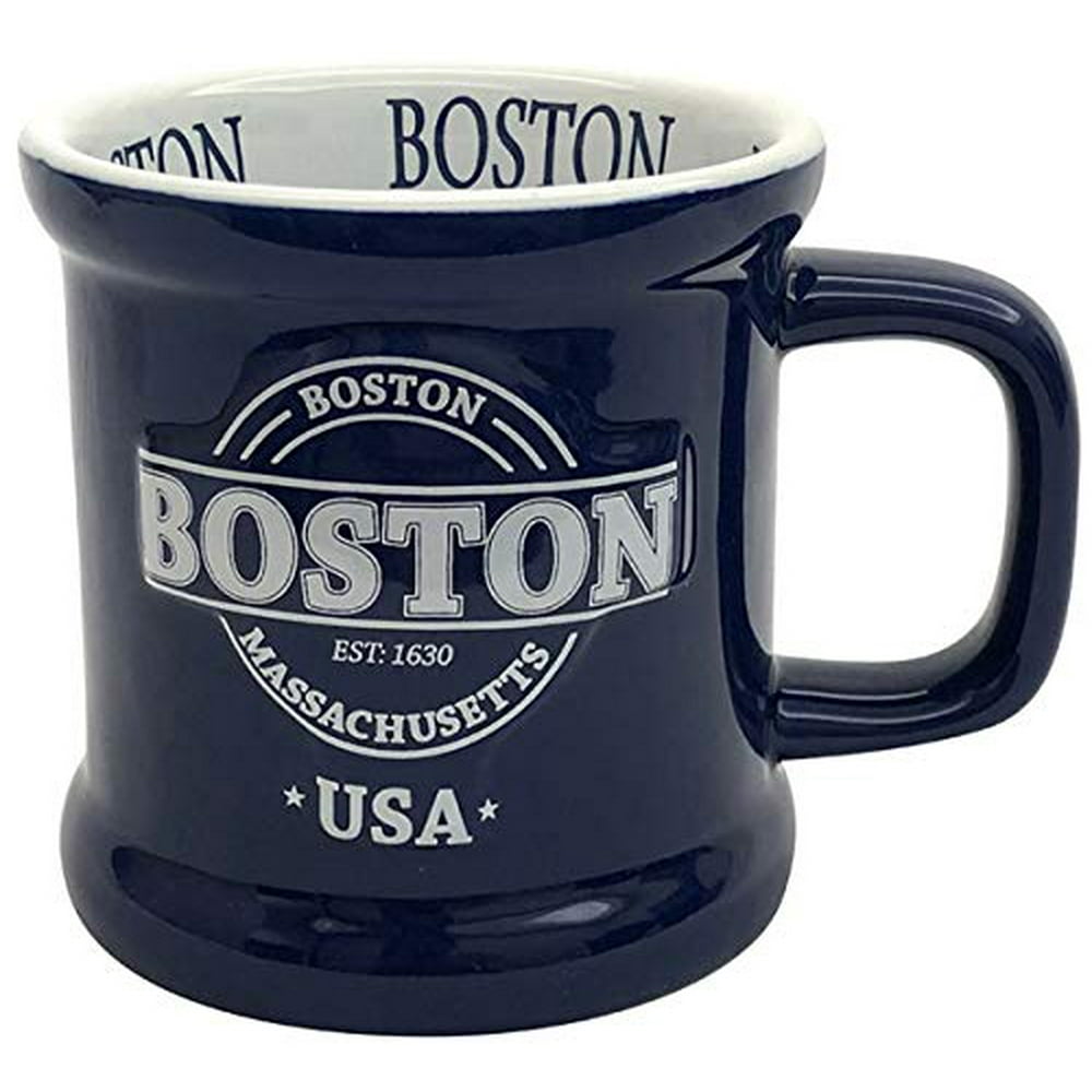 Boston USA Large Souvenir Coffee Mug Classic Design Long Lasting Durable Novelty Coffee Mug