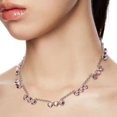 thumbnail image 4 of Collar con colgante de corazón de ópalo de cristal rosa TANGJMXG para mujeres y Niñas Vintage Love Heart Choker, 4 of 4