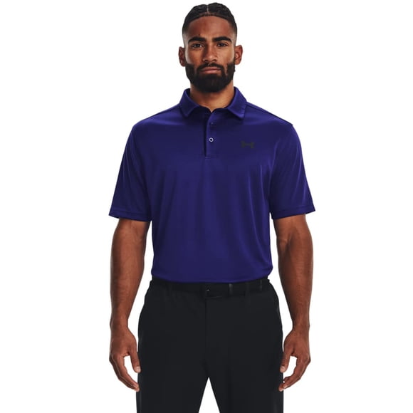 Polo de golf Under Armour Tech para hombre Sonar Azul/Black S