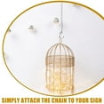 thumbnail image 5 of NICEXMAS 10Pcs Sturdy Metal Hanging Chains with Hooks for Wind Chimes Lanterns and Birdhouses, 5 of 6