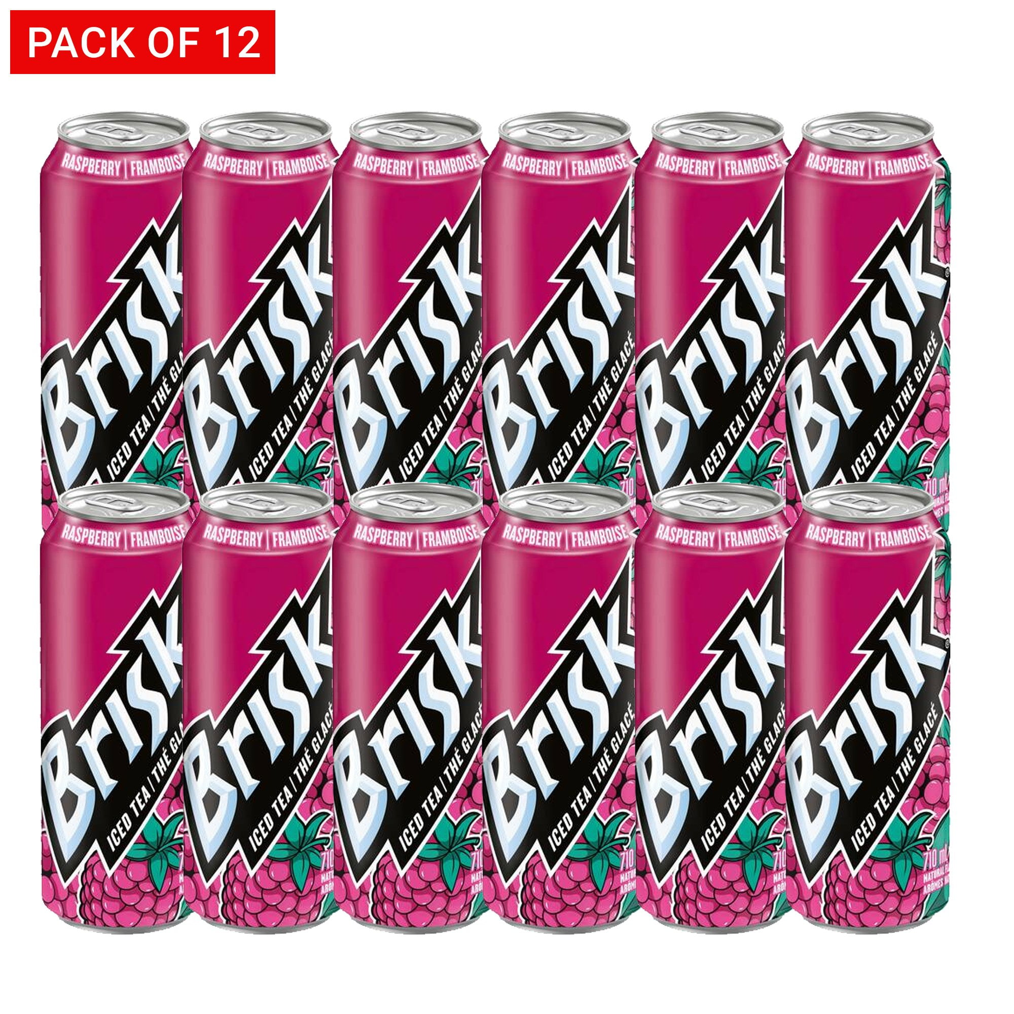 Brisk Raspberry Iced Tea (12 x 710ml) Walmart Canada