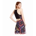 thumbnail image 2 of Material Girl Robe Trapèze Imprimée Illusion pour Femmes, Noir, Juniors, XX-Grand, 2 of 2