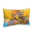 thumbnail image 2 of Haiem Pillowcase for Hair and Skin Queen - Animals on Noah's Ark1 Printed Soft Pillowcase with Envelope Closure-20"x30", 2 of 9