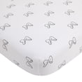 thumbnail image 4 of Disney Minnie Mouse 6 Piece Nursery Crib Bedding Set, Comforter, Two 100% Cotton Fitted Crib Sheets, Dust Ruffle, Baby Blanket, Changing Pad Cover, Pink, Grey & White, 4 of 5