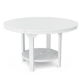 thumbnail image 5 of Wildridge Heritage 7-Piece 60" Pub Counter Set, White - Outdoor Weather Resistant Recycled Plastic Furniture for Patio, 5 of 7