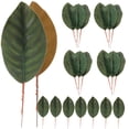 thumbnail image 1 of BRIGHTFUFU 30 piezas de hojas de magnolia artificial adornos falsos adornos de la flor de la flor hojas falsas, 1 of 7