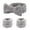 gray, variant on Headband and Wristband Set for Washing Face, Spa Skincare Makeup Headband, Soft Puffy Hair Band Bow Tie, for Women and Teen Girl Trendy Stuff Gifts
