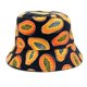 thumbnail image 1 of Women Unisex Cotton Bucket Hat Fruit Patterns Print Packable Fisherman Sun Hats For Travel Fishing Hunting Summer, 1 of 5