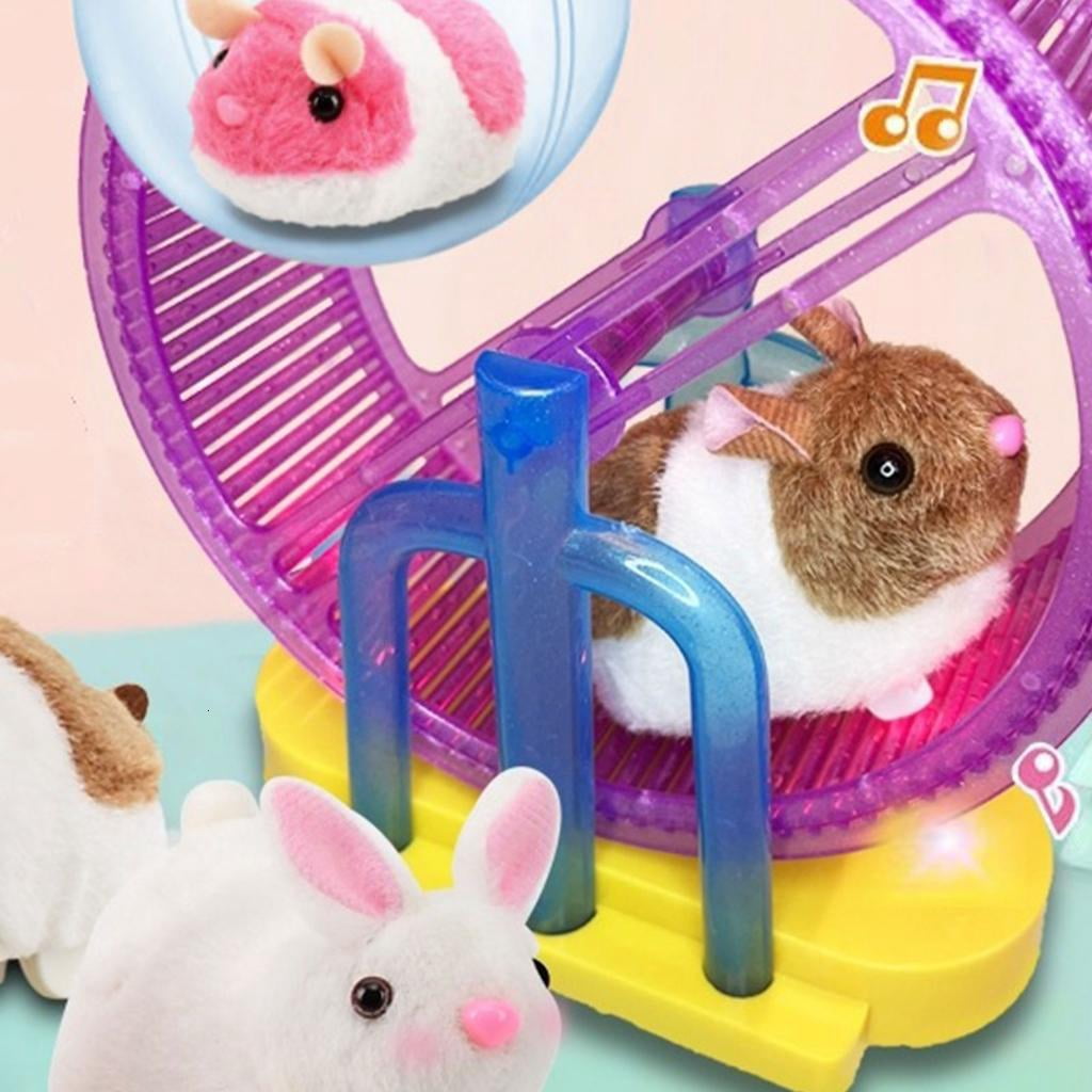 Smart Balls Toy Wheel Rolling Rabbit-shape Kitten Self-moving Toy for Indoor Electronic Smart Self-Rolling
