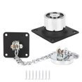 thumbnail image 1 of Soporte de puerta electromagnético de 12 V/24 V, 132,3 lb, tapón de 4 cables de succión fuerte para puertas cortafuegos, 1 of 10