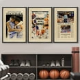 thumbnail image 2 of wall26 Framed Canvas Print Wall Art Set Duke North Carolina Basketball Newspaper Sports &amp; Fitness Athletes Digital Art Pop Art Modern Portrait for Living Room, Bedroom, Office - 16"x24", 2 of 5