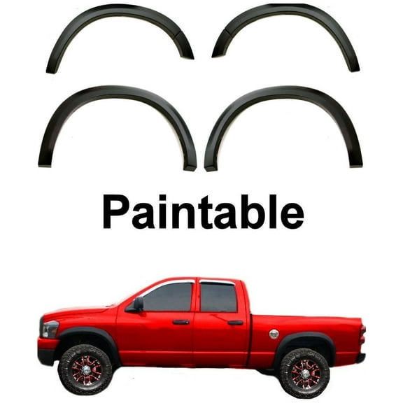 2002 – 2009 Dodge Ram 1500 2500 3500 Smooth Style Fender Flares