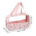 thumbnail image 2 of Bolsas de maquillaje medianas duraderas para mujeres de Unique Bargains, 1 pieza, ideales para vacaciones, camping y actividades al aire libre, color rosa, cuero PU, 2 of 4
