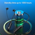 thumbnail image 3 of Ganfancp Auriculares Bluetooth Inalámbricos con Control de Voz Inteligente Ai para Cambiar de Canción, Navegar y Hacer Llamadas Auriculares para El Cuello con Pantalla Digital Auriculares Deportivos, 3 of 7