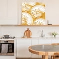 thumbnail image 5 of Framed Canvas Wall Art for Living Room Yellow Shell Wall Decor, Coastal Conch Ocean Marine Life Aesthetic Paintings for Bedroom Office Kitchen, Ready to Hang Artwork Wall Pictures 16x16 Inch, 5 of 9