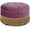Purple, variant on Jennifer Taylor Home Yolanda 24" Round Upholstered Accent Ottoman, Olive Green Performance Velvet