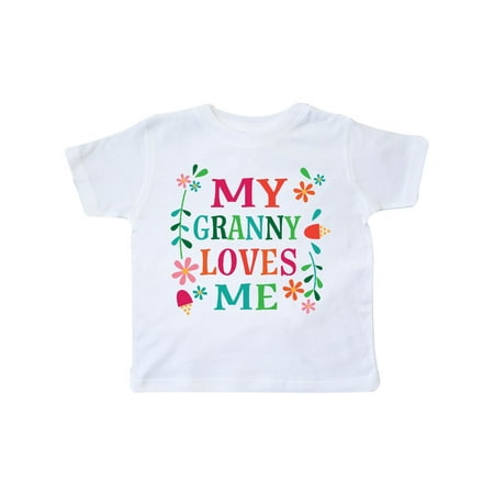 - Granny Loves Me Girls Gift Apparel Toddler T-Shirt