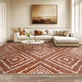 thumbnail image 1 of BESTSWEETIE Area Rug 8x10 for Living Room Southwest Washable Rugs Western Aztec Soft Low Pile Non Slip Print Pattern Indoor Carpet for Bedrooms Dining Room, Brown, 1 of 8