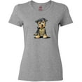 thumbnail image 3 of Inktastic Little Gent Yorkie Women's T-Shirt, 3 of 5