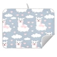 thumbnail image 3 of Alpaca Pattern Drying Dish Mat Quick Drying Absorbent Soft Durable for Kitchen 18" x 24", 3 of 10