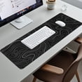 thumbnail image 5 of Mouse Pad Gaming Mousepad 31.5 x 11.8 x0.12in Large Mouse Pad for Keyboard and Mouse with Anti-Slip Rubber Base, Keyboard Pad XL Mouse Mat for Home and Office（Black), 5 of 6