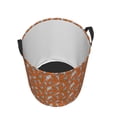 thumbnail image 3 of Daiia Halloween Mummy Round Laundry Basket with Handles Thickened Waterproof Circular hamper,Dirty Clothes Storage Basket for Bedroom,Bathroom,College Dorm-Medium, 3 of 8