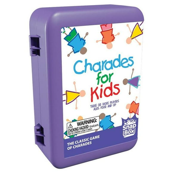 Pressman Toy PMT919195 Snap Box Charades Board Game for Kids