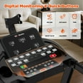 thumbnail image 4 of Treadmill with Auto Incline, 17" Incline Treadmill for Home, Compact, Foldable, 300lb Capacity, Shock Absorption, 12% Incline Automatic, 0.6-8MPH, 3.5HP, Pulse Sensor, Bluetooth App Running Treadmill, 4 of 7