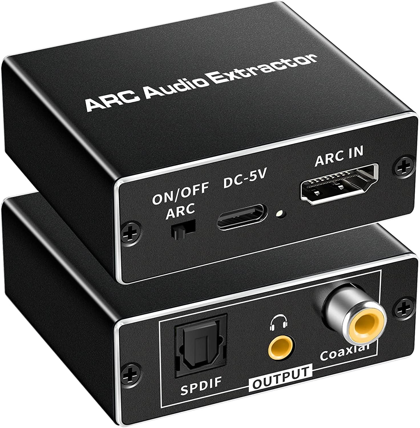 BolAAzuL HDMI Audio Converter Splitter Extractor - HDMI 1.4 naar SPDIF 5.1-kanaals digitaal coaxiaal L/R met EDID