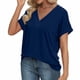thumbnail image 5 of Puntoco Liquidación de blusas cortas para mujer, blusa de manga corta a la moda para mujer, camiseta divertida con cuello en V, 5 of 5