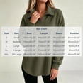 thumbnail image 2 of cocolona Tunic Sweatshirts for Women Long Sleeve Lapel Half Zip Pullover Tops Casual Loose Curved Hem Workout Sweatshirts, 2 of 7