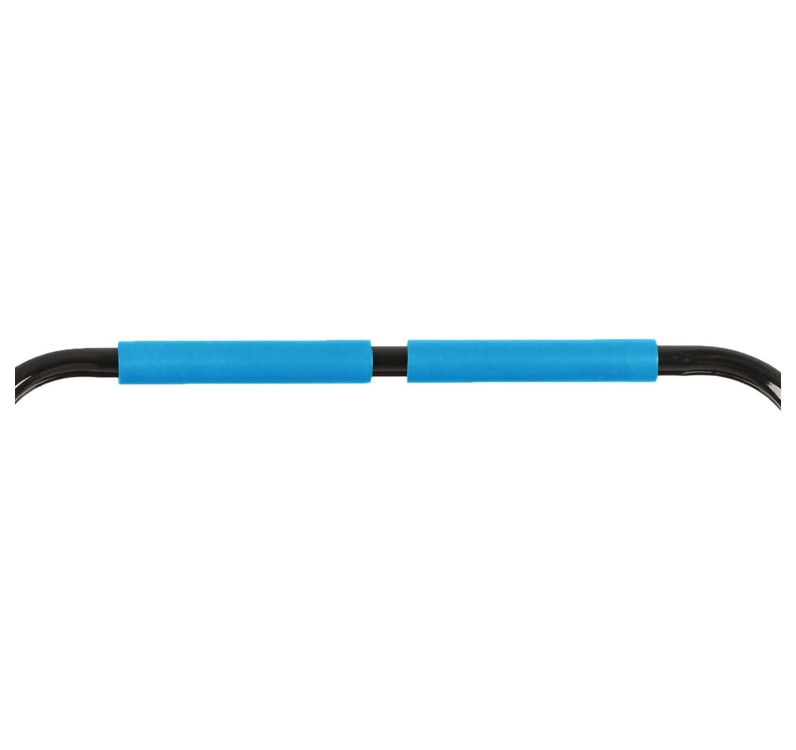 Foldable Mini Trampoline Home Gym Fitness Rebounder with 5 Level Adjustable Handle, Supportive 440 lb Capacity Workout Equipment, 40", Blue