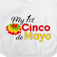 thumbnail image 4 of Inktastic My First Cinco de Mayo with colorful flower Boys or Girls Baby Bib, 4 of 4