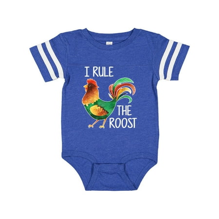 

Inktastic Farmer I Rule The Roost Rooster Gift Baby Boy or Baby Girl Bodysuit