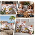 thumbnail image 5 of Fall Hedgehog Outdoor Waterproof Pillow Covers, Thanksgiving Pumpkin Sunflower Eucalyptus Decorative Square Throw Pillowcase Sofa Cushion Sham for Patio/Couch/Chair, 26"x26" 2 Pack, 5 of 8