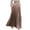 Champagne, variant on Yucgh Women's Pleated Solid Color Maxi Skirt with Large Swing, A-line Floor Length Skirt, Casual Flowy Skirt with Elastic Waist,Blue,XL