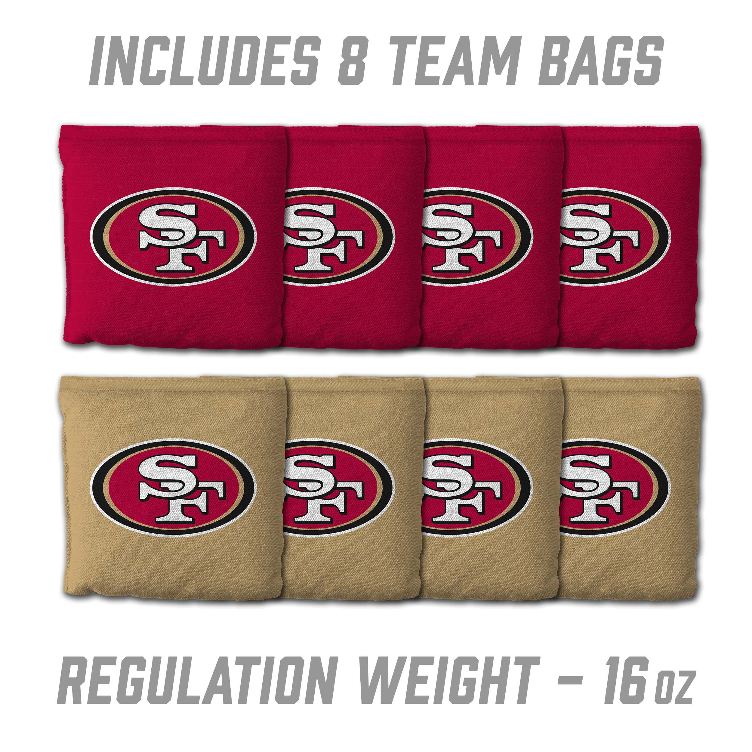 San Francisco 49ers 2x3 MDF Cornhole Game Set
