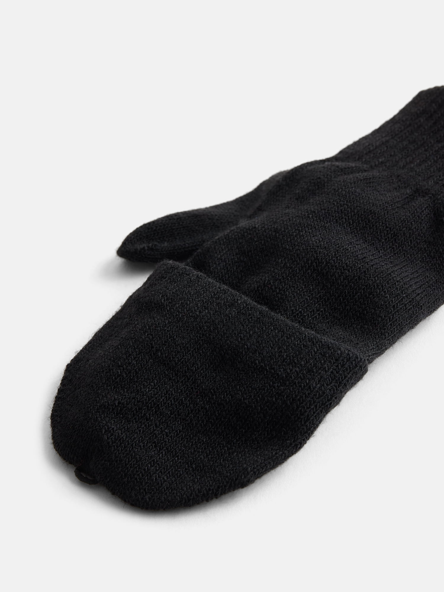 No Boundaries Women's Ribbed Knit Pop Top Mittens